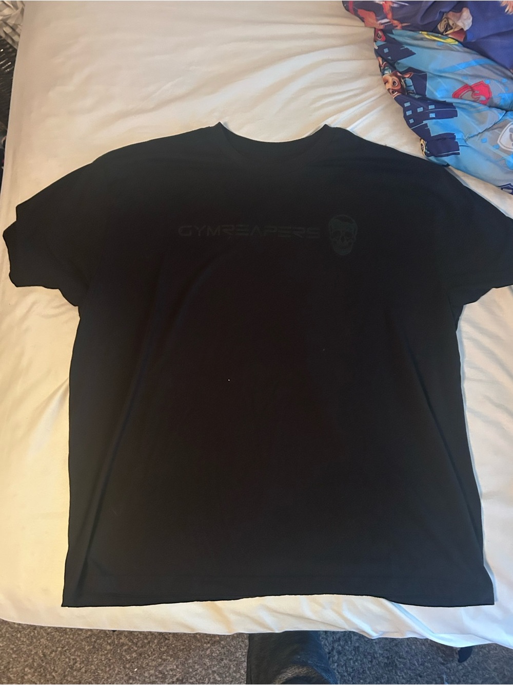 GYMREAPERS black/black logo t shirt